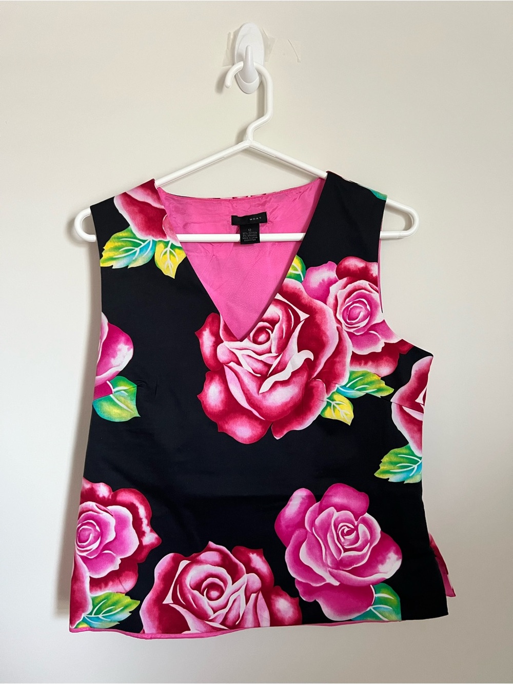 VintageFloral Print Top